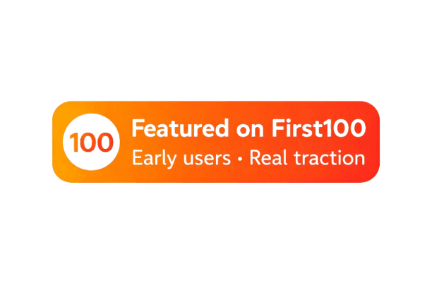 First100 featured badge