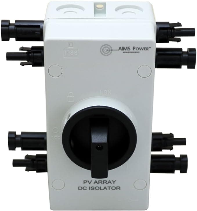 Reviewed: AIMS POWER Solar PV DC Quick Disconnect Switch 1000V 64Amp (Features, Performance, User Satisfaction)