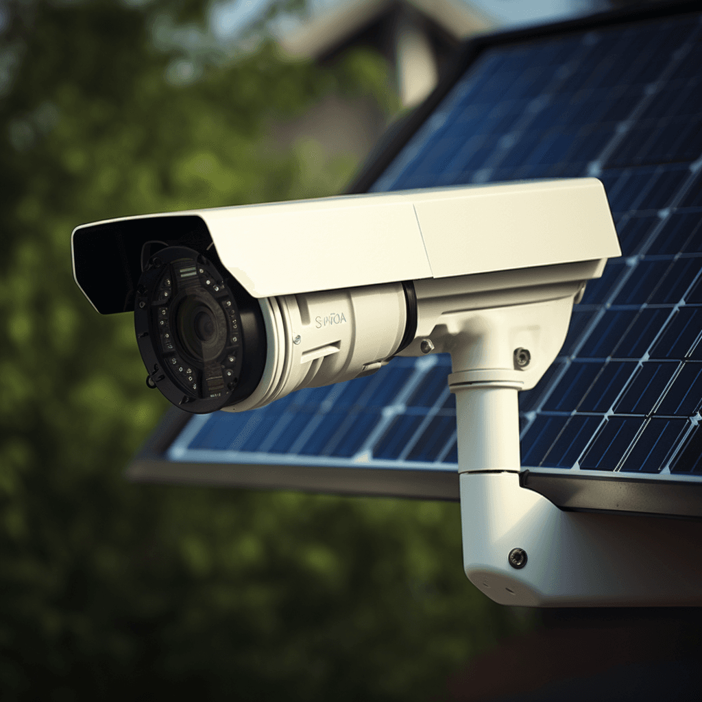 Solar-Powered Security Cameras
