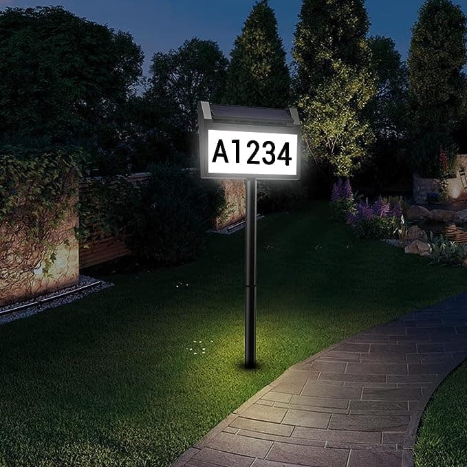 5 Best Solar Address Signs to Brighten Your Curb Appeal & Guide Guests with Ease
