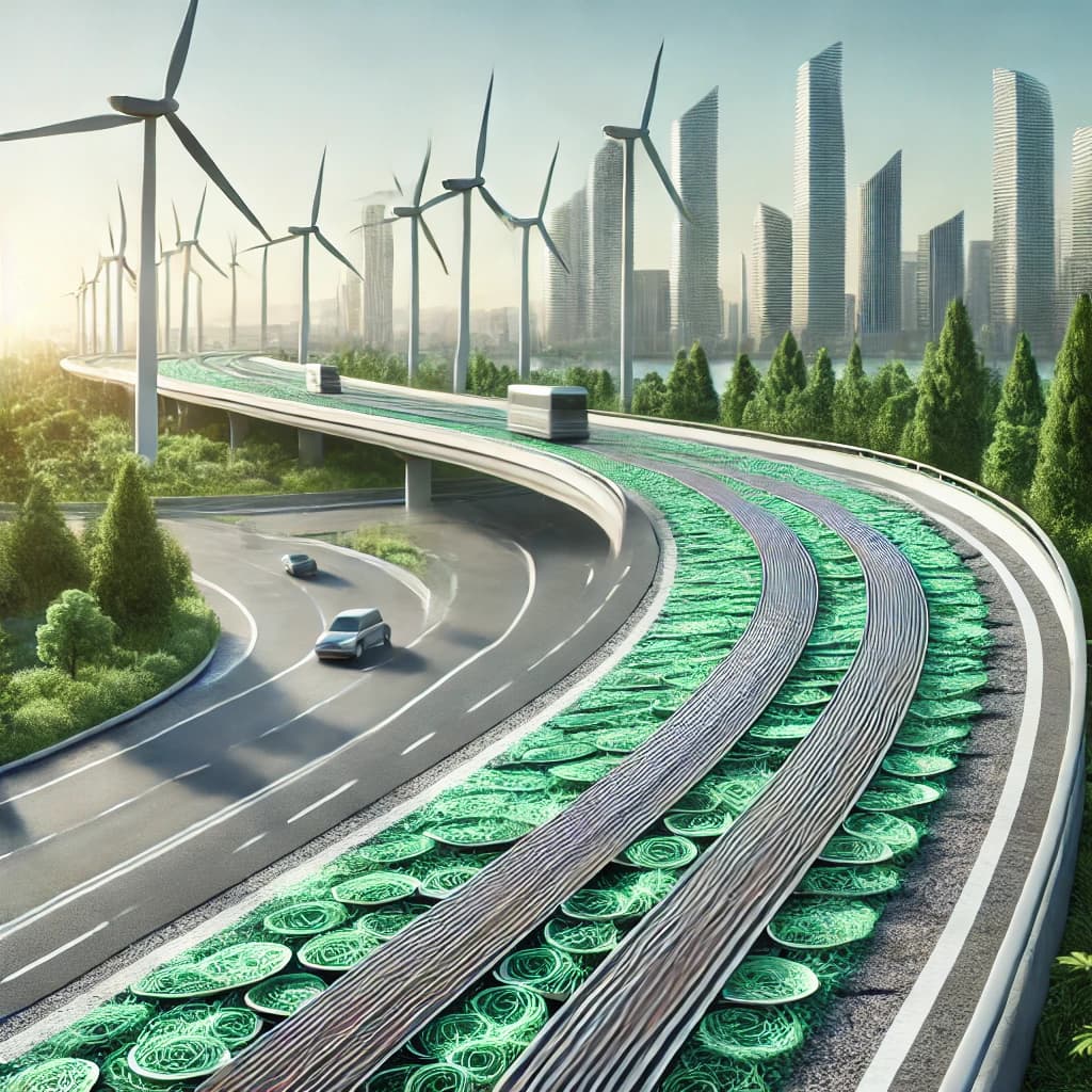 China’s Innovative Approach to Recycling Wind Turbine Blades for Crack-Free Roads