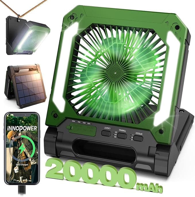 A Portable Fan That Just Makes Sense: Innopower 20,000mAh Solar Fan Review