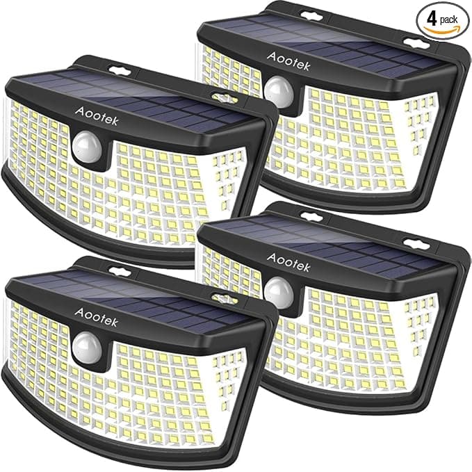 Aootek Solar Motion Sensor Lights Review: Reliable Outdoor Lighting That Just Works