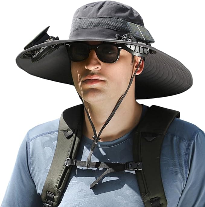 This Solar-Powered Fan Hat Is the Coolest Outdoor Gear You Didn’t Know You Needed