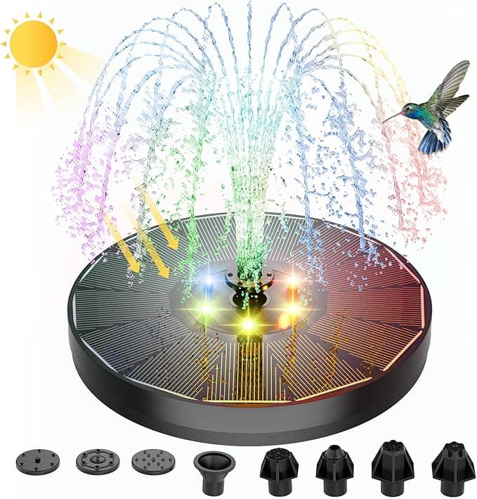 ALUKIKI Solar Fountain: Smarter, Brighter, and Built to Last
