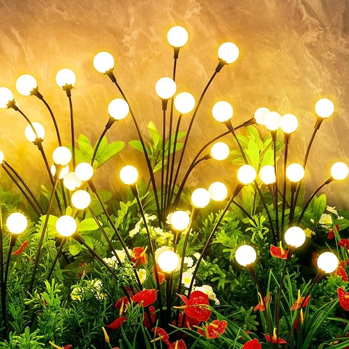 These Solar Firefly Lights Make Your Garden Look Straight Out of a Movie