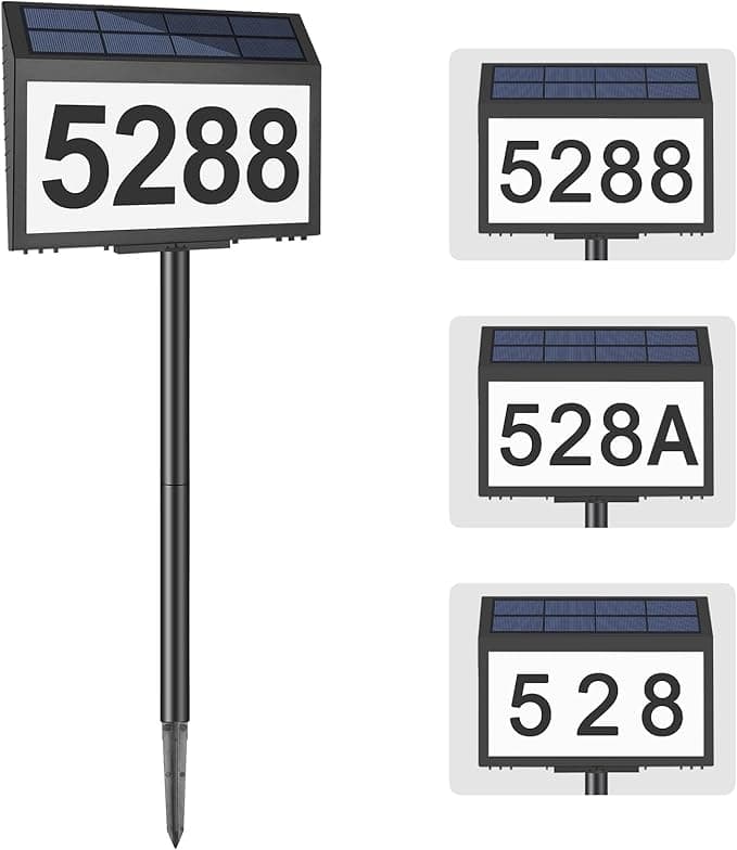 GEAGMAGC Solar House Numbers: A Smart Upgrade for Your Front Yard