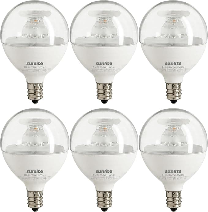 Sunlite G16.5 LED Bulbs: Small Size, Big Energy Savings