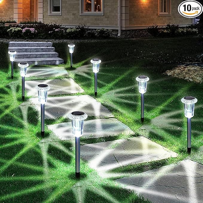 These Solar Stake Lights Are the Cleanest Outdoor Lighting Upgrade Under $40