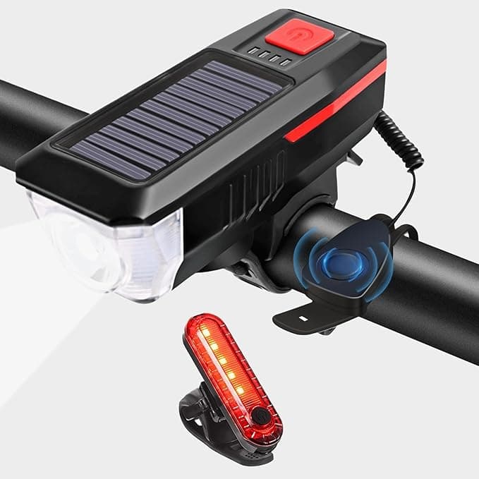 LEDHOLYT Rechargeable Solar Bike Lights Review: Smart, Bright, and Built for the Road