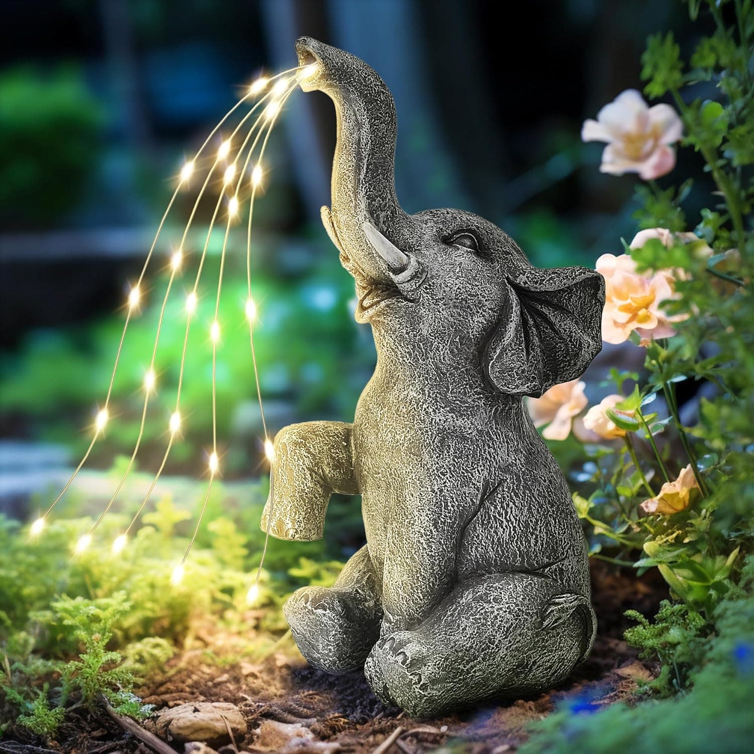 🐘 GIGALUMI Solar Elephant Watering Statue Review: Whimsical Design Meets Solar Simplicity