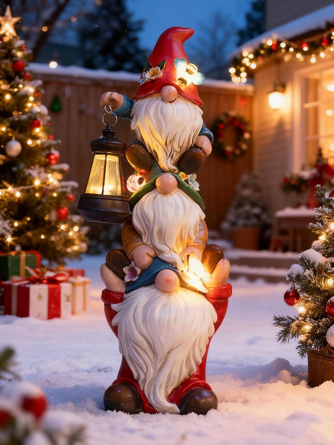 This Solar Garden Gnome Is the Kind of Outdoor Tech I Didn’t Know I Needed