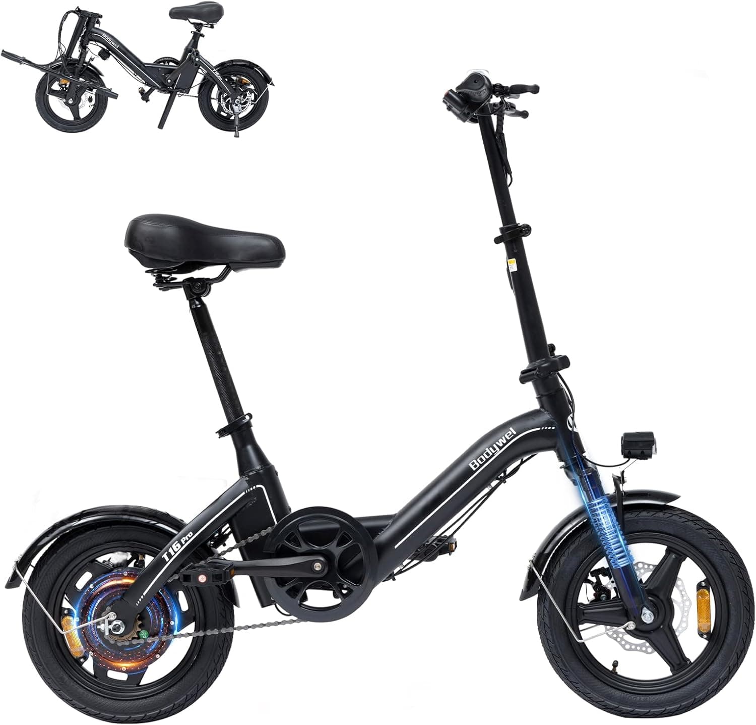 Bodywel Mini Foldable Electric Bike: Compact, Fast & Perfect for City Commutes