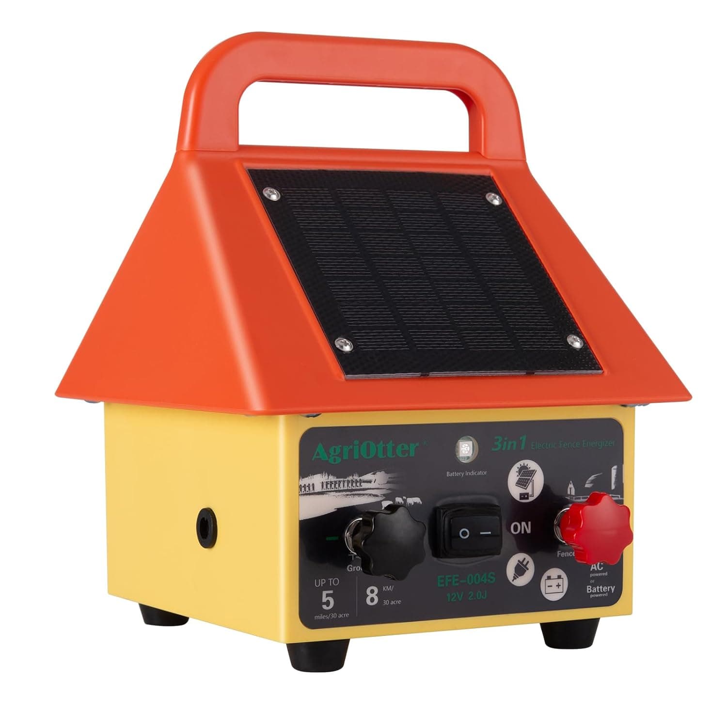 24-Hour Solar Electric Fence Charger: Off-Grid Power for Reliable Property Protection