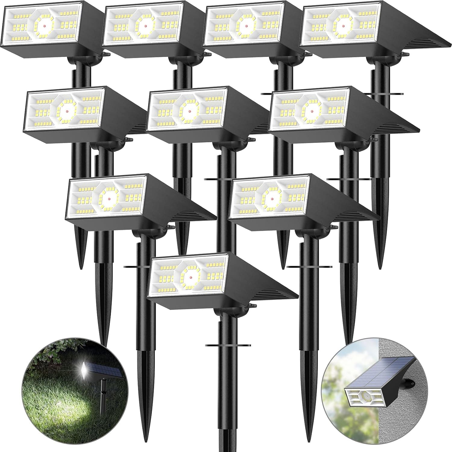 These Solar Spotlights Make Your Backyard Look Like a High-End Landscape Project