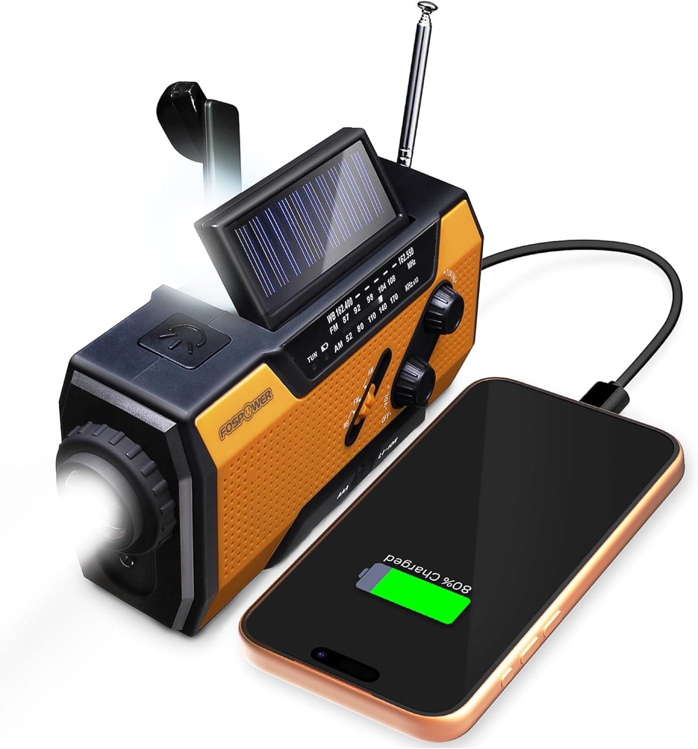 Solar Review: FosPower NOAA Emergency Weather Radio A1