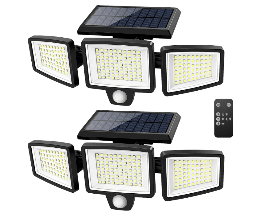 These Solar Security Lights Give You 2,500 Lumens Without Running a Single Power Cable