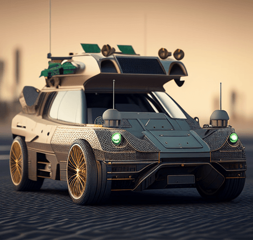 Electric Vehicles from Countries Around the World, Designed by AI