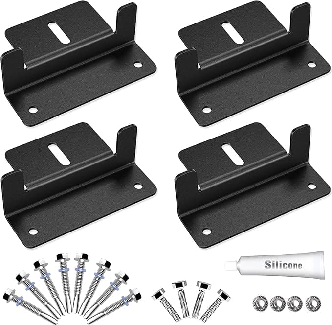 Reviewed: POWOXI Aluminum Solar Panel Z Brackets