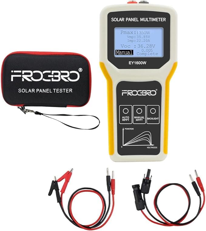 Reviewed: FROGBRO Solar Panel Tester EY1600 (Features, Performance, User Satisfaction)