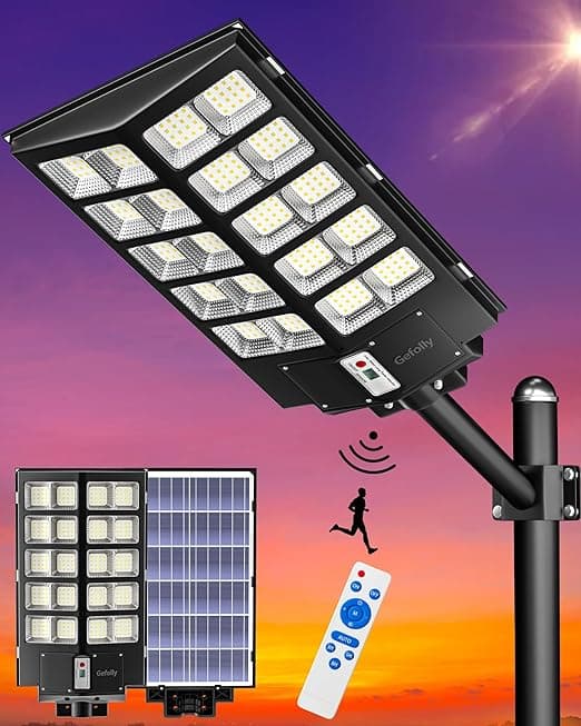 Illuminating the Night: Gefolly 1600W Solar Street Light Review