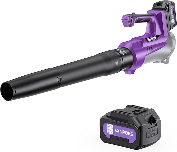 VANPORE Electric Leaf Blower Review: Unleashing The Purple Gale On Your Yard