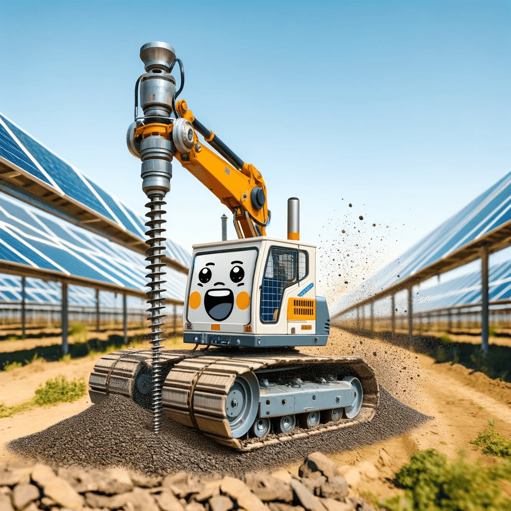 Crawler Photovoltaic Ground Screw Drilling Machines