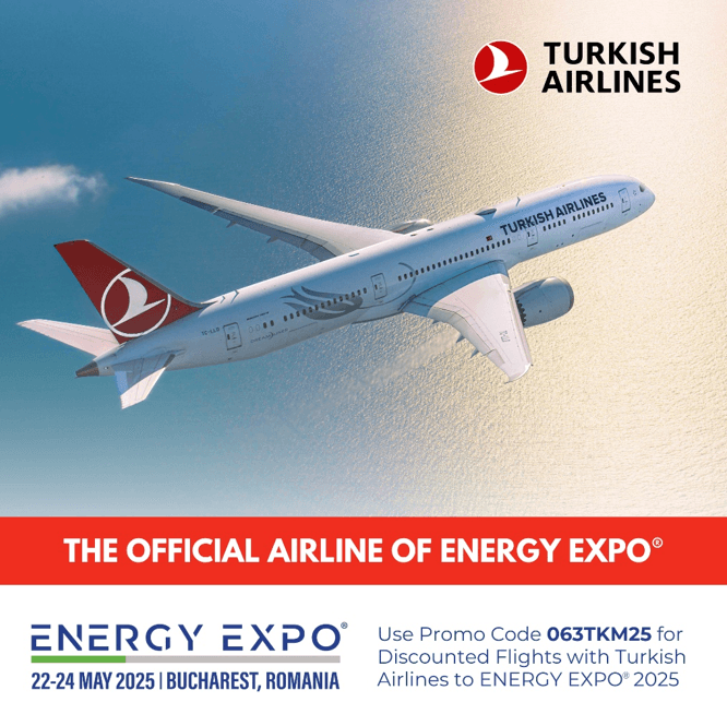 Turkish Airlines Partners with ENERGY EXPO® 2025 to Support Global Attendee Travel to Bucharest