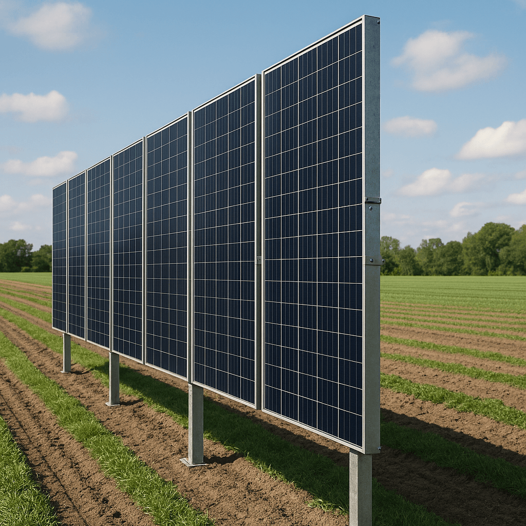 Takamiya Unveils Vertical Mounting System for Agrivoltaics and Space-Constrained Sites