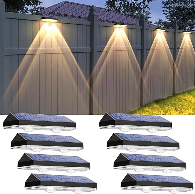 Solar Fence Lights (3-Color Mode) Review: Clean Looks, Clean Energy, All Function