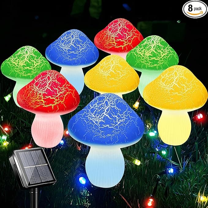 Mushroom Solar Lights Review: Whimsical Design Meets Smart Solar Tech 🍄