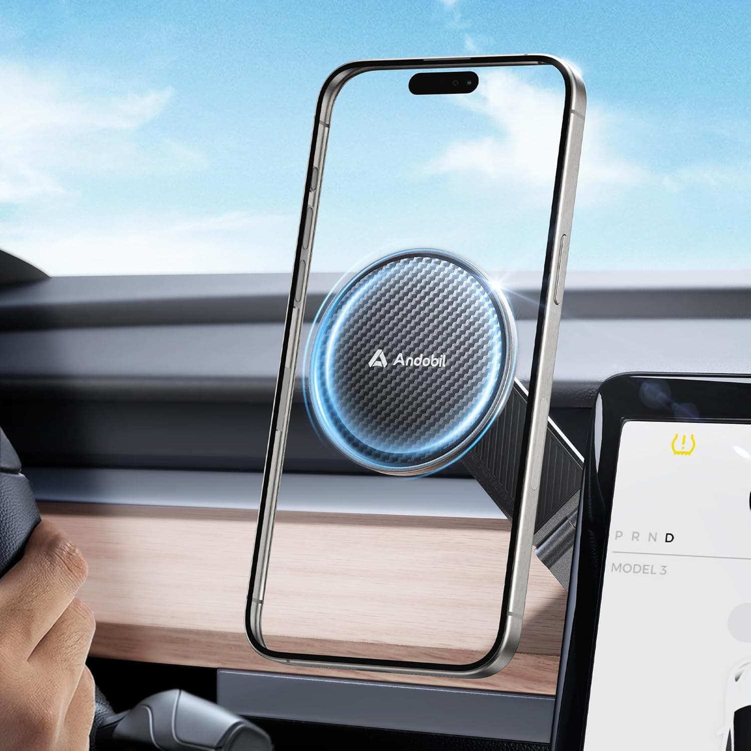 The Tesla Phone Mount That Disappears When You Don’t Need It