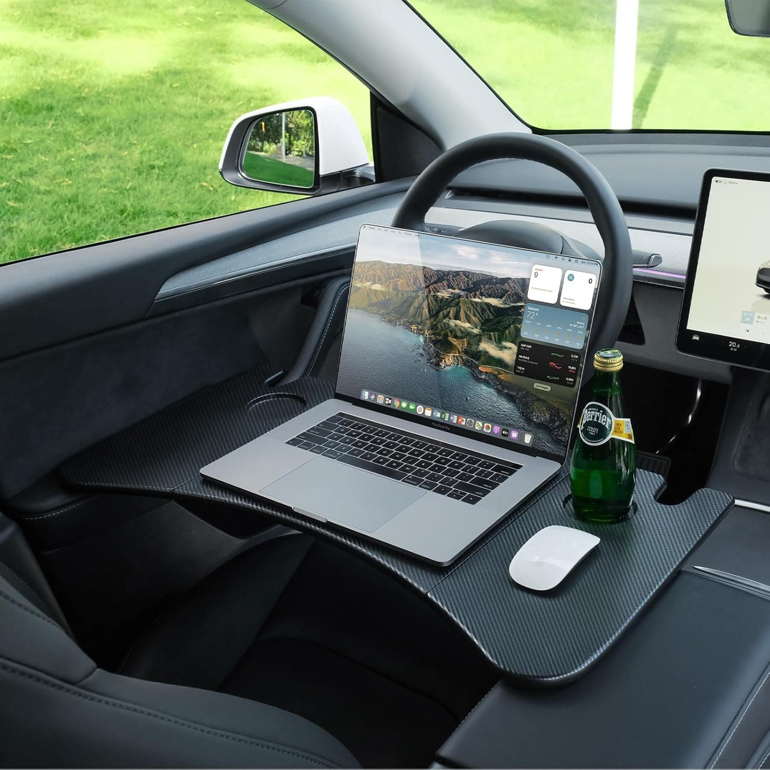 The Tesla Accessory That Turns Your Car Into a Mobile Desk (Or Dining Table)