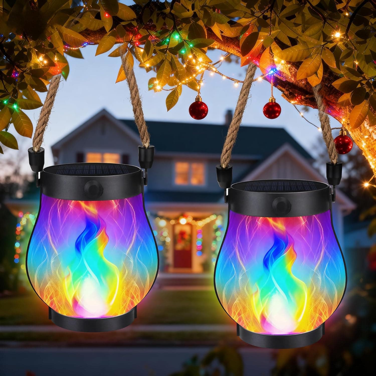 These Solar Lanterns Look Like Real Flames Without the Fire