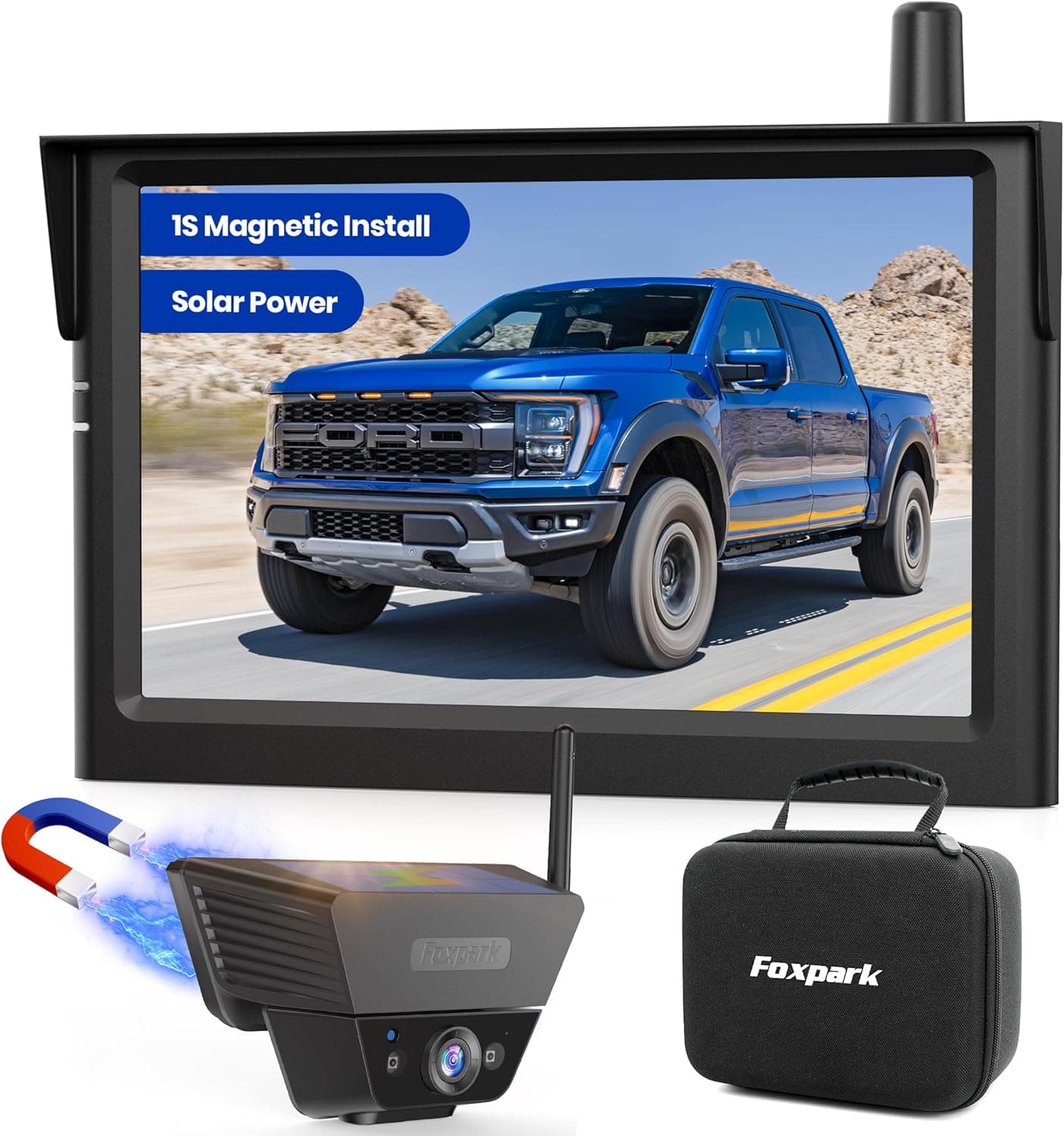 This Solar Backup Camera Installs in About a Minute, No Wiring Required