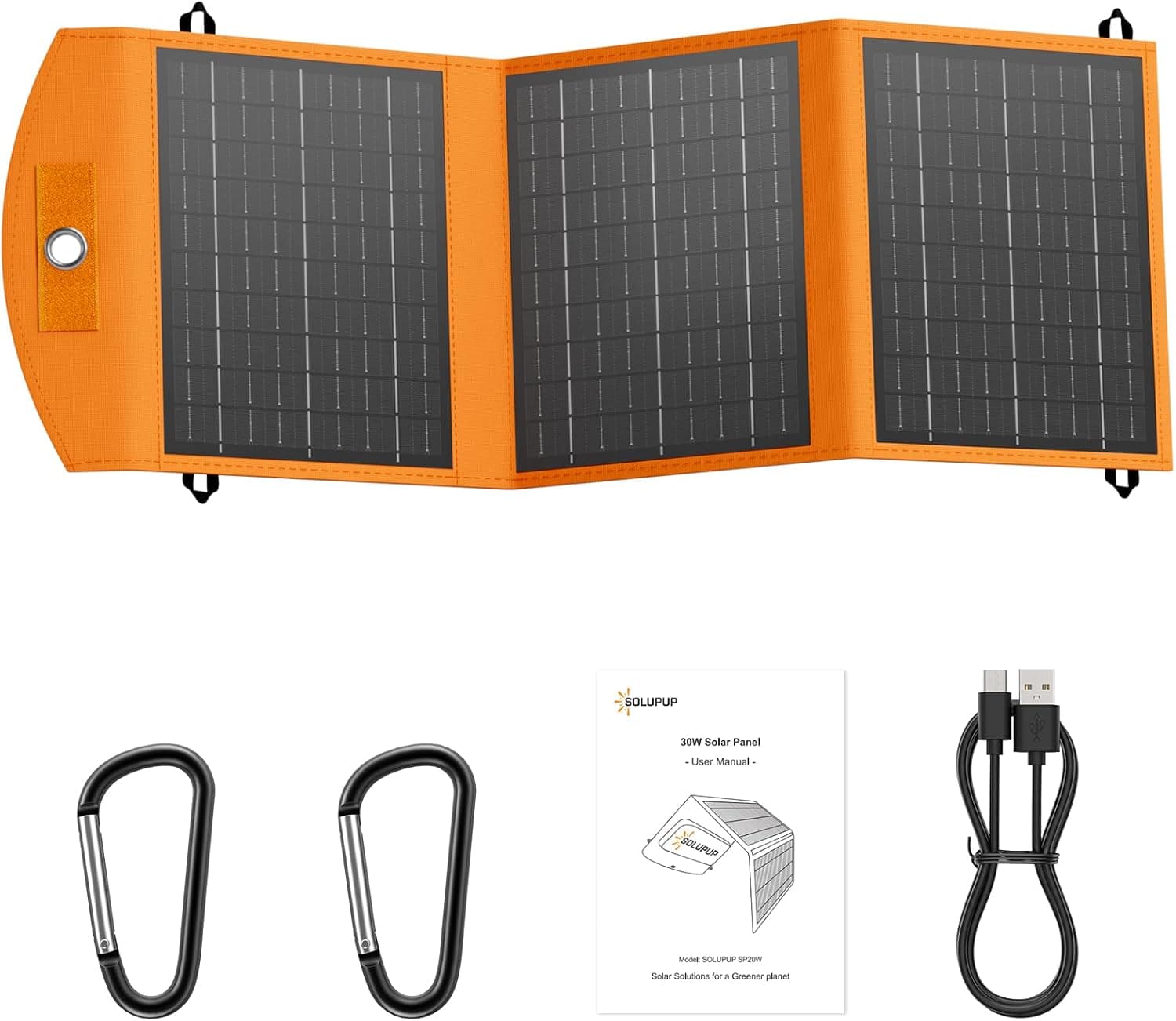 This 30W Solar Panel Is Basically a Portable Charger Powered by the Sun
